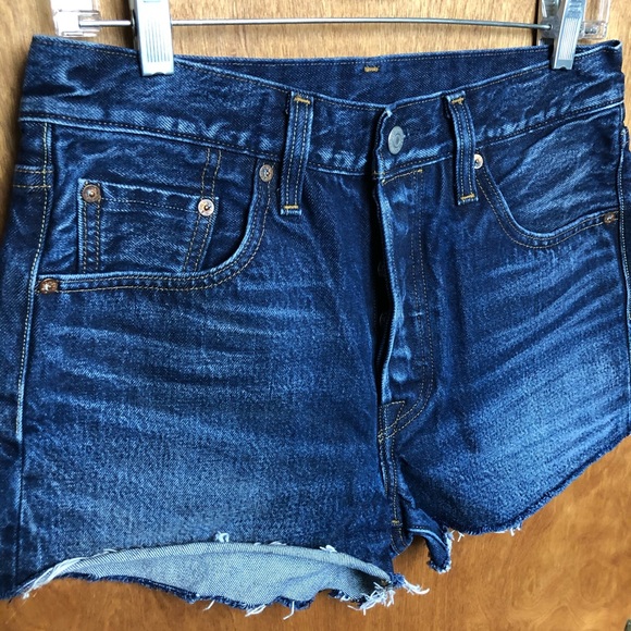 501 Premium Levi’s Shorts Selvedge Big E - Picture 3 of 7